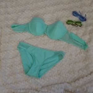 Two Piece Xhilaration Hipster Swim Suit